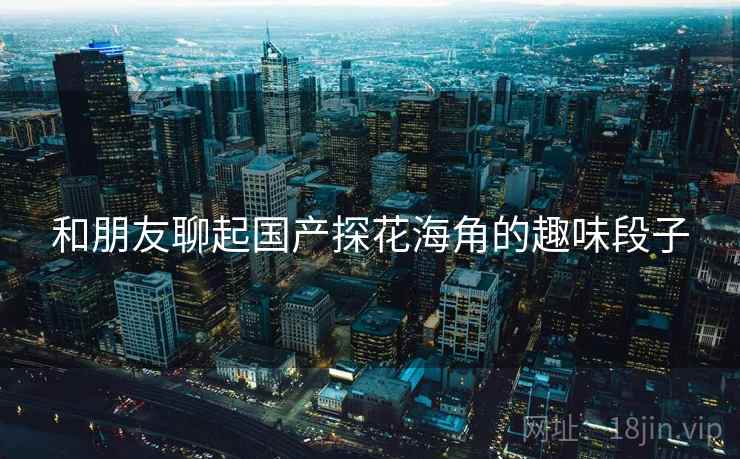 和朋友聊起国产探花海角的趣味段子  第1张 和朋友聊起国产探花海角的趣味段子  第1张