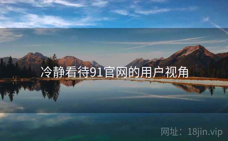 冷静看待91官网的用户视角