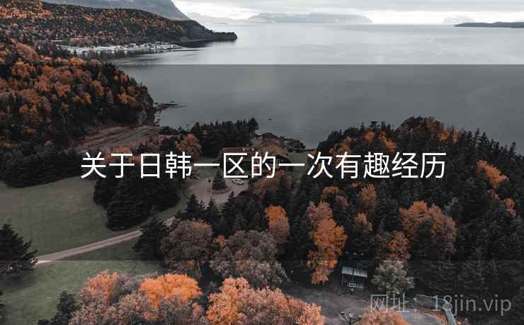 关于日韩一区的一次有趣经历