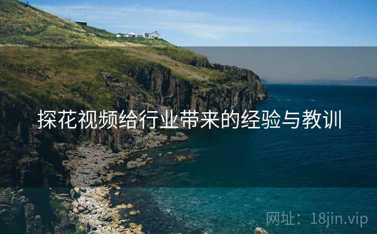 探花视频给行业带来的经验与教训
