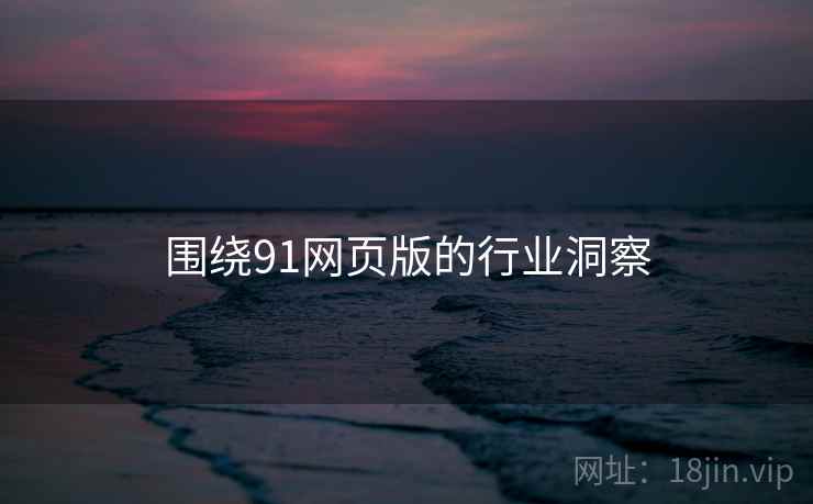 围绕91网页版的行业洞察