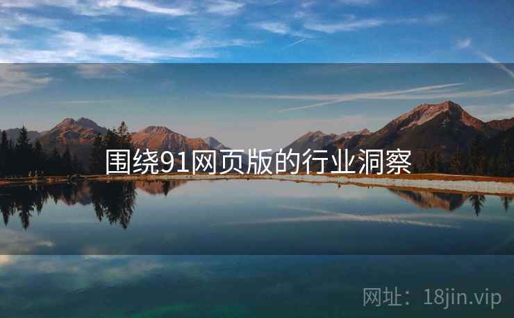 围绕91网页版的行业洞察