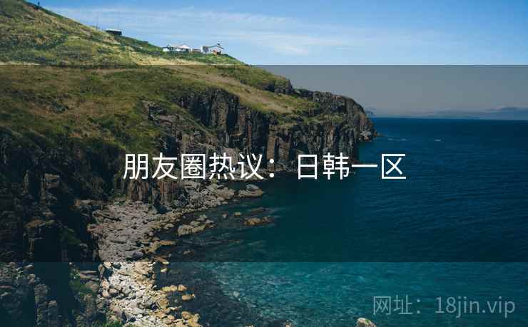 朋友圈热议:日韩一区