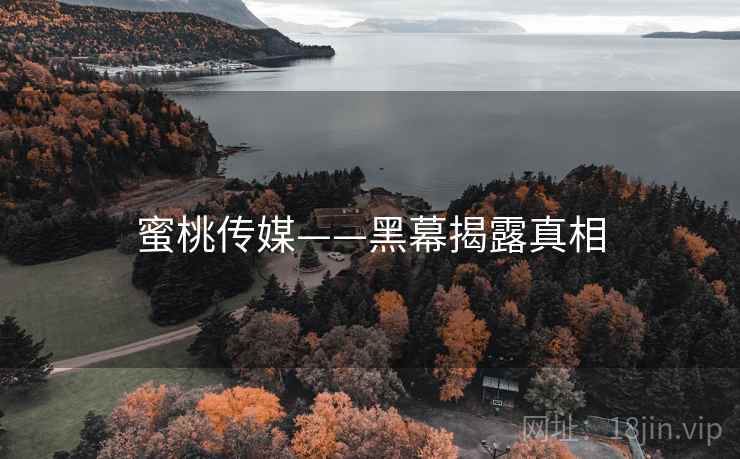 蜜桃传媒——黑幕揭露真相