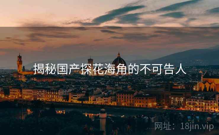 揭秘国产探花海角的不可告人